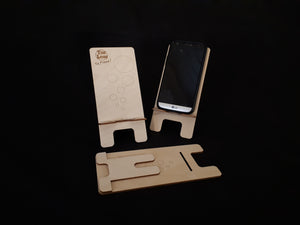 
                  
                    Wooden cell phone holder “D-Poser”
                  
                