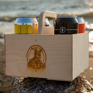 
                  
                    Wooden crate for economy size bottles and cans
                  
                